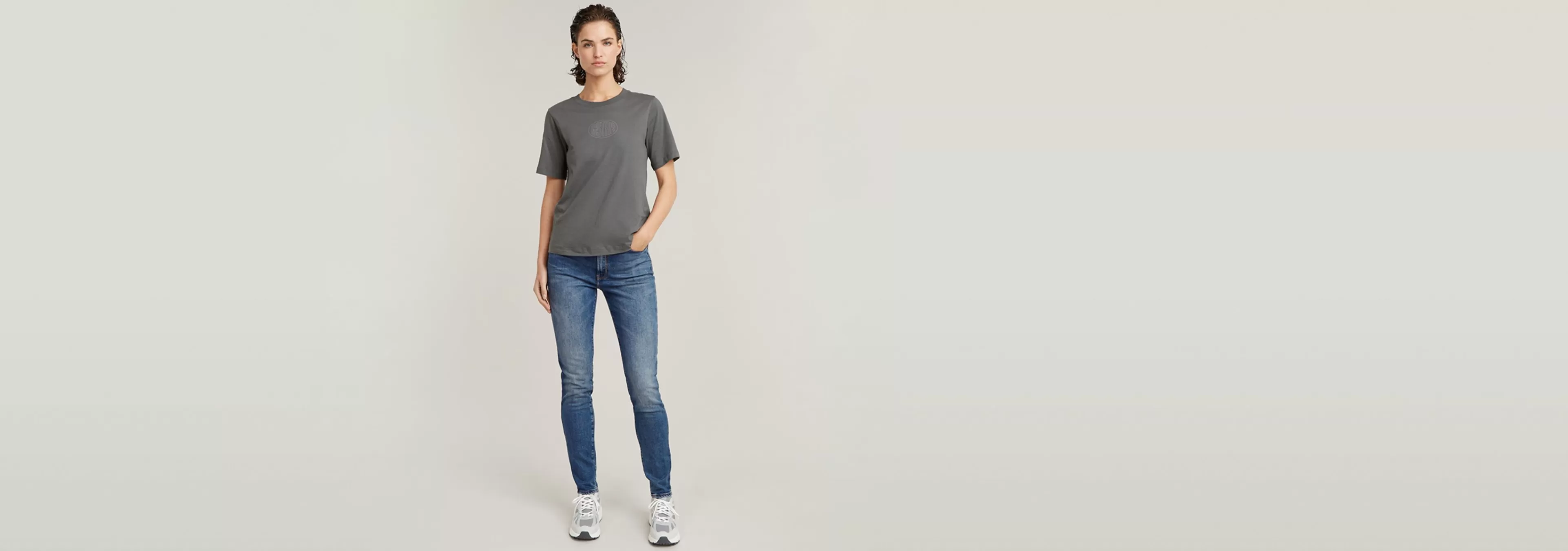 Fashion G-Star Kafey Ultra High Skinny Jeans faded azurite