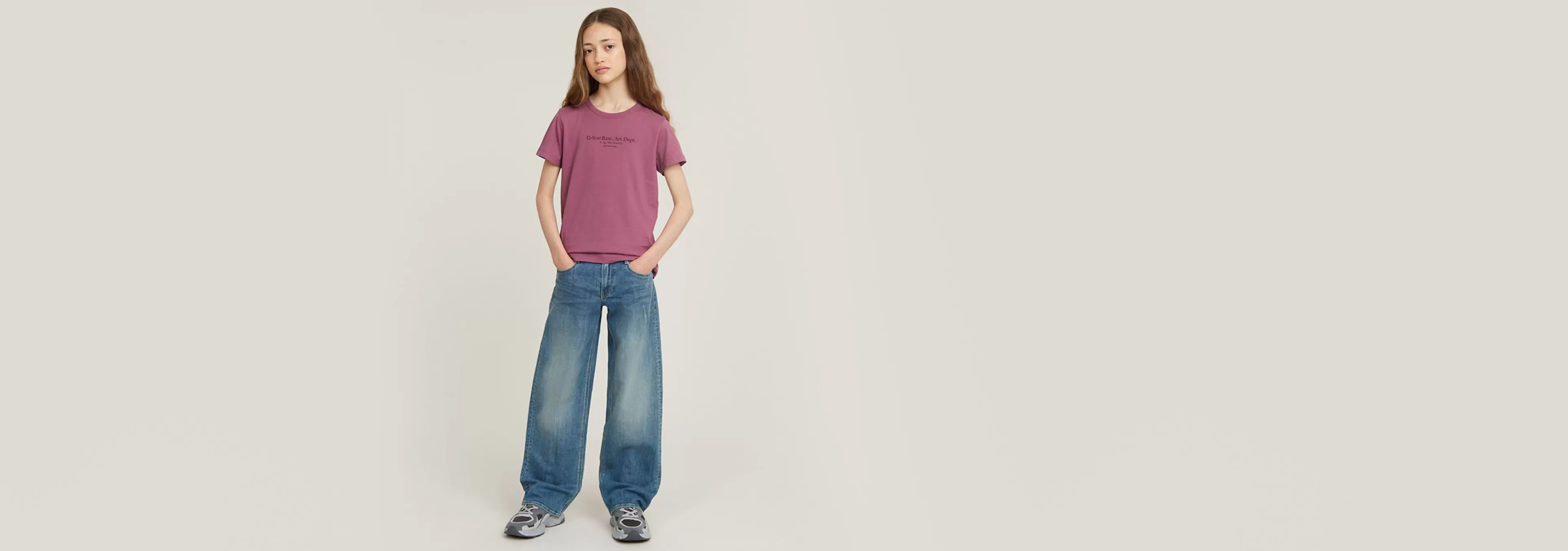 Sale G-Star Kids Judee Loose Jeans faded waterfront
