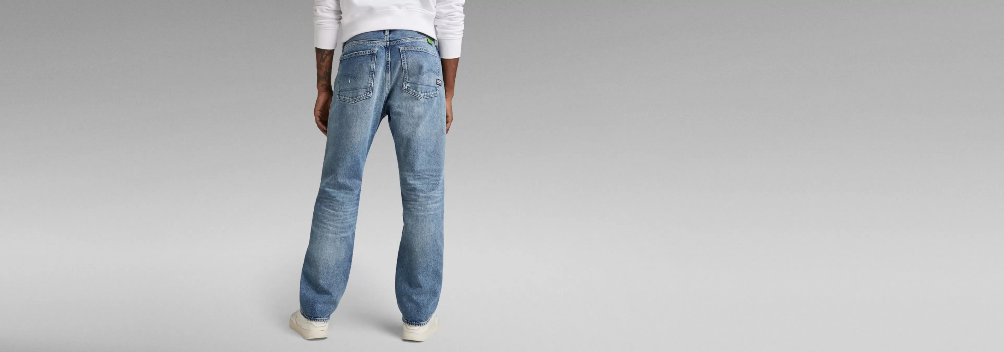 Sale G-Star Type 49 Relaxed Straight Jeans sun faded air force blue