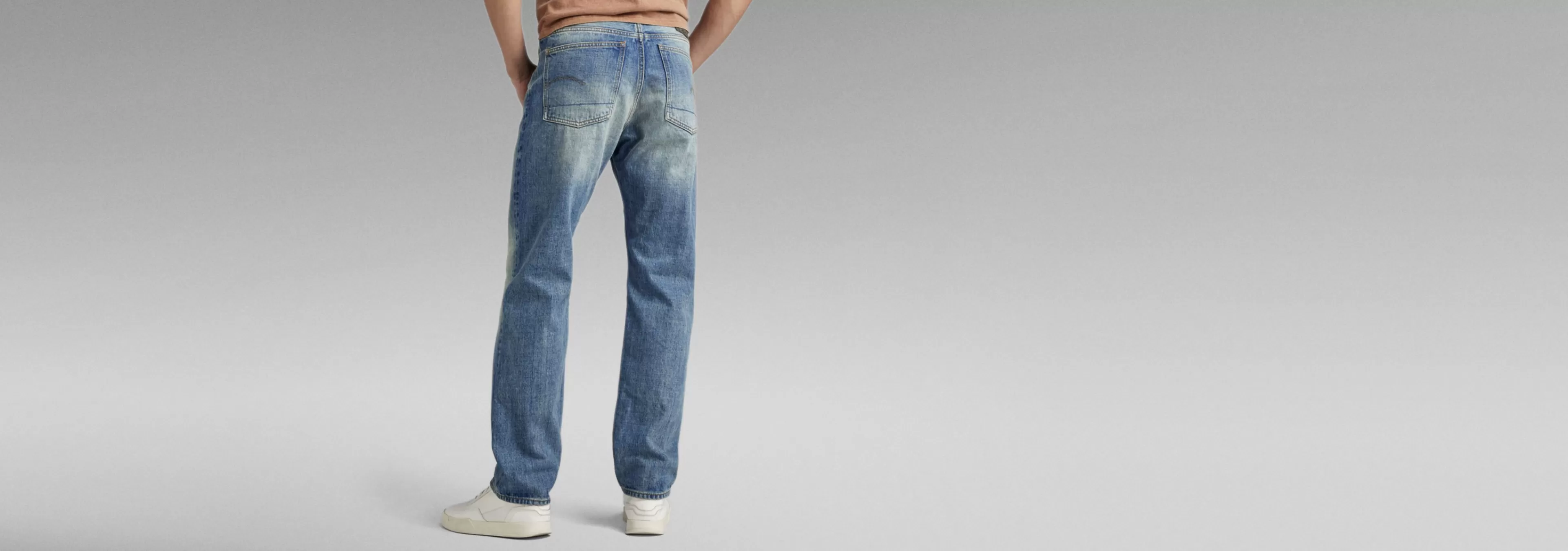 Discount G-Star Type 49 Relaxed Straight Selvedge Jeans antique faded oasis