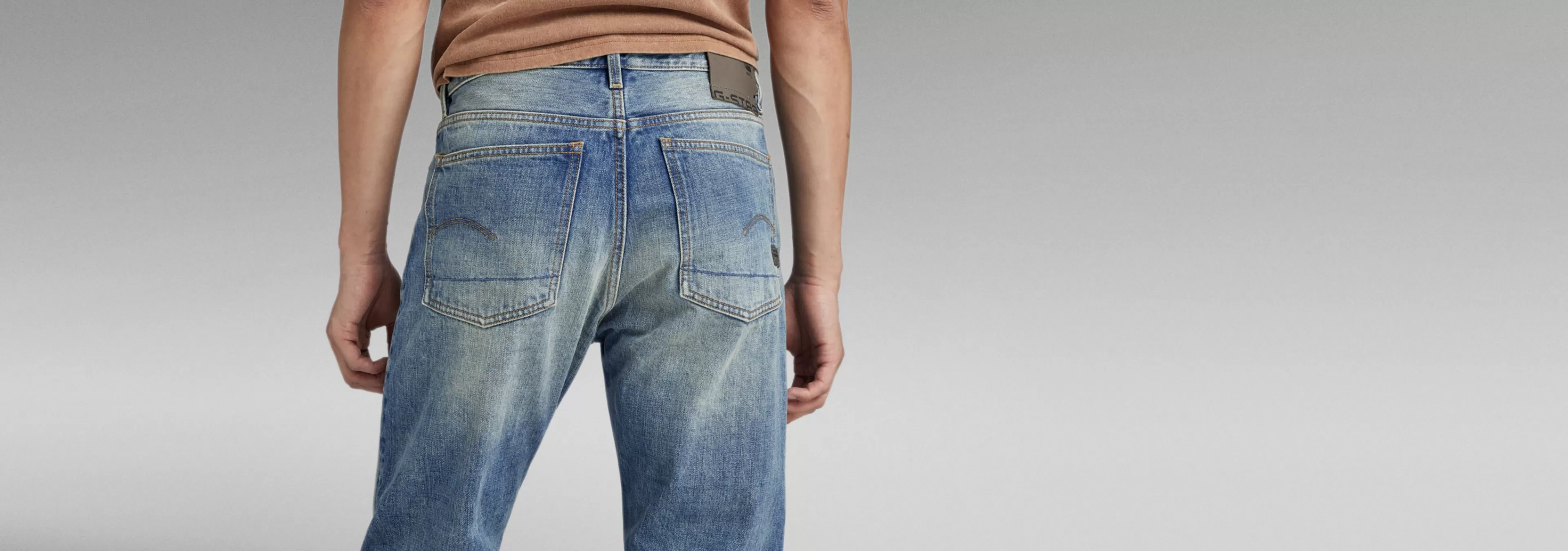 Discount G-Star Type 49 Relaxed Straight Selvedge Jeans antique faded oasis