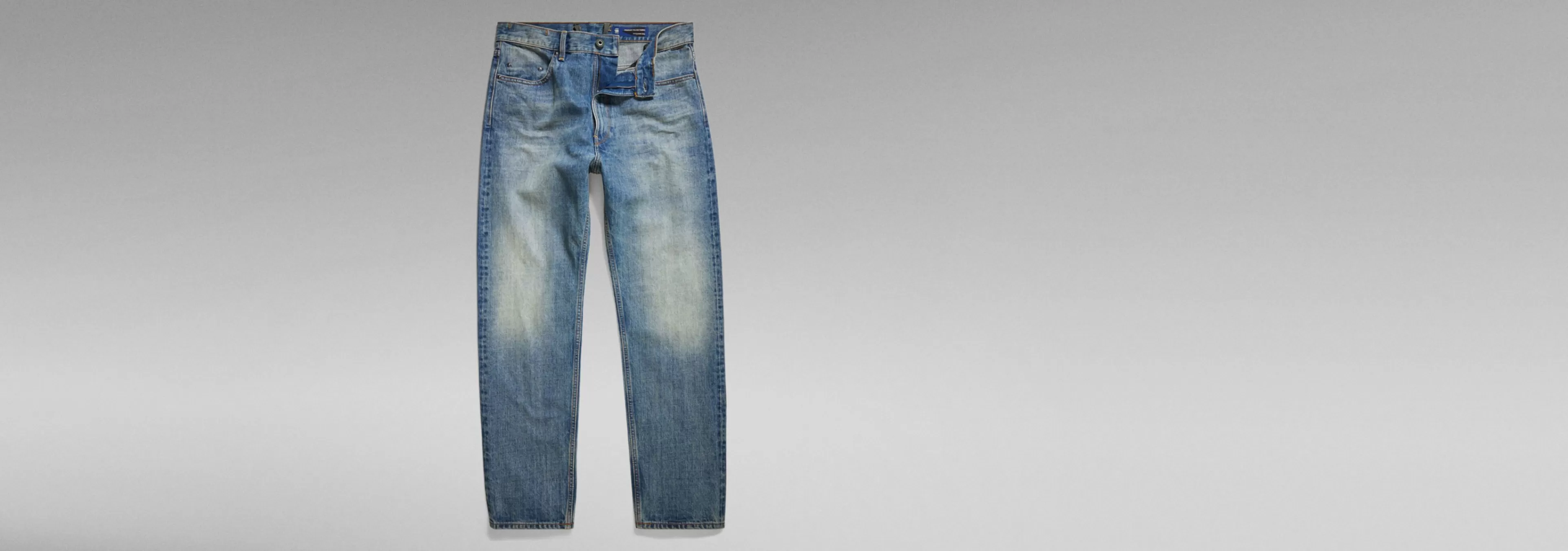 Discount G-Star Type 49 Relaxed Straight Selvedge Jeans antique faded oasis