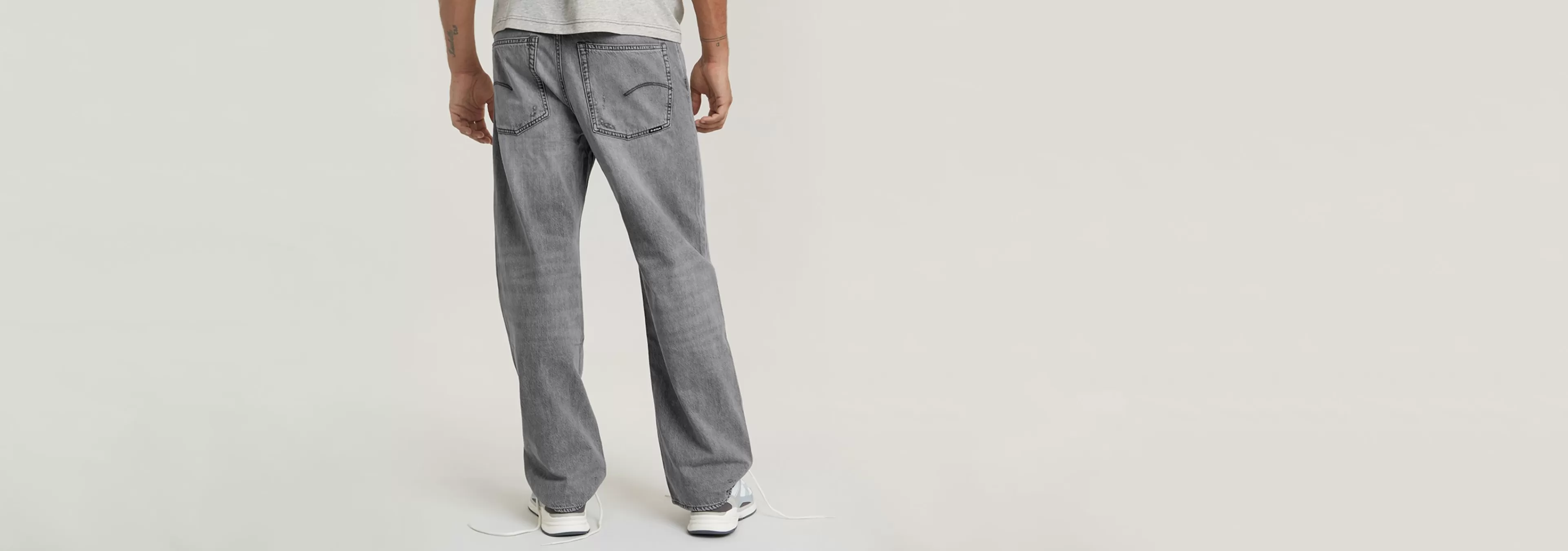 Sale G-Star Type 96 Loose Jeans faded grey vapor destroyed