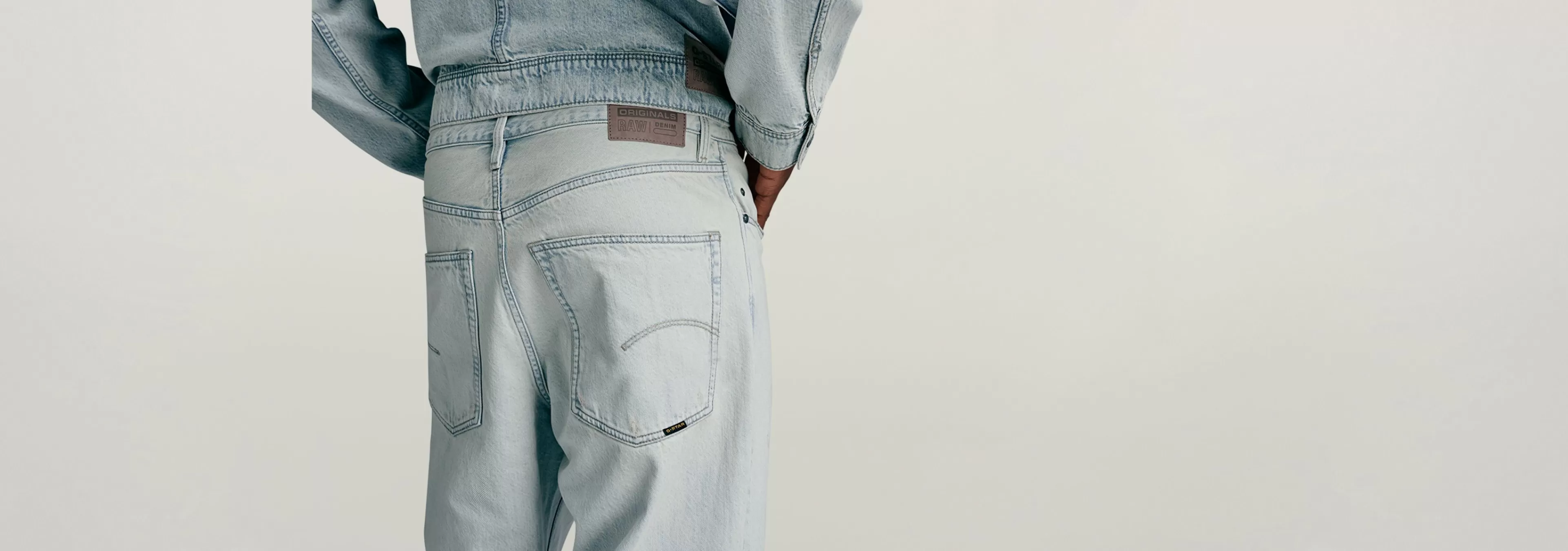 Cheap G-Star Type 96 Loose Jeans vintage akoya blue