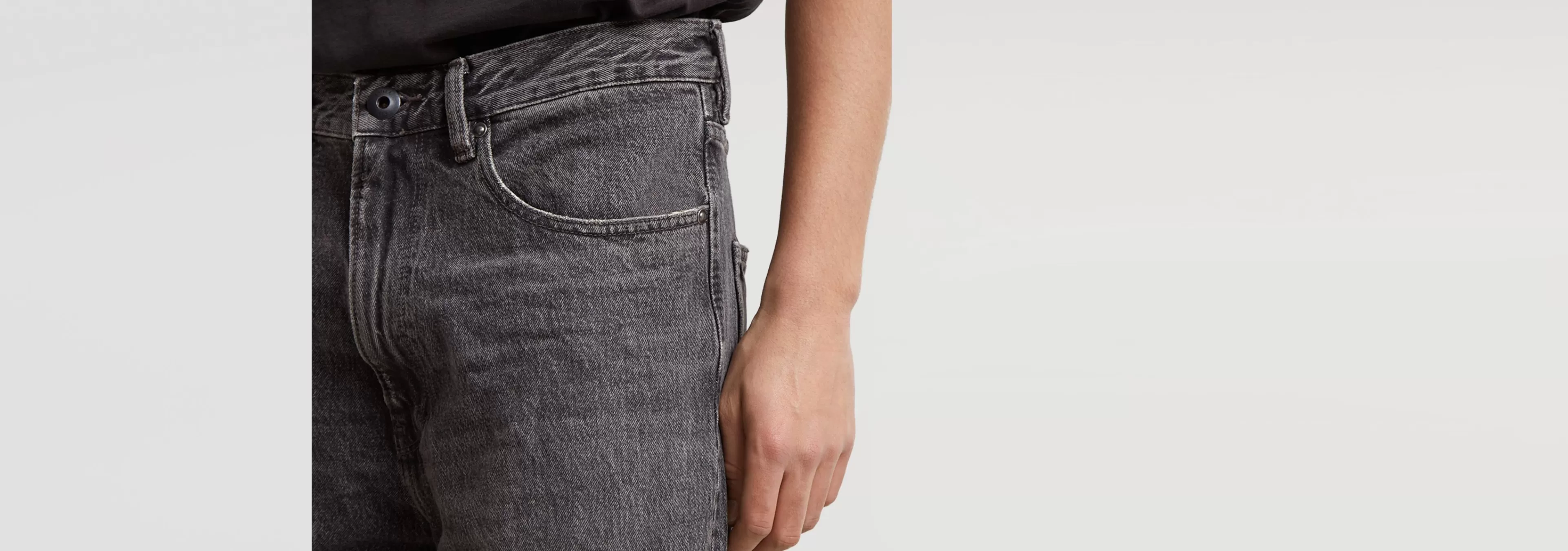 Outlet G-Star Type 96 Loose Jeans worn in rock bottom