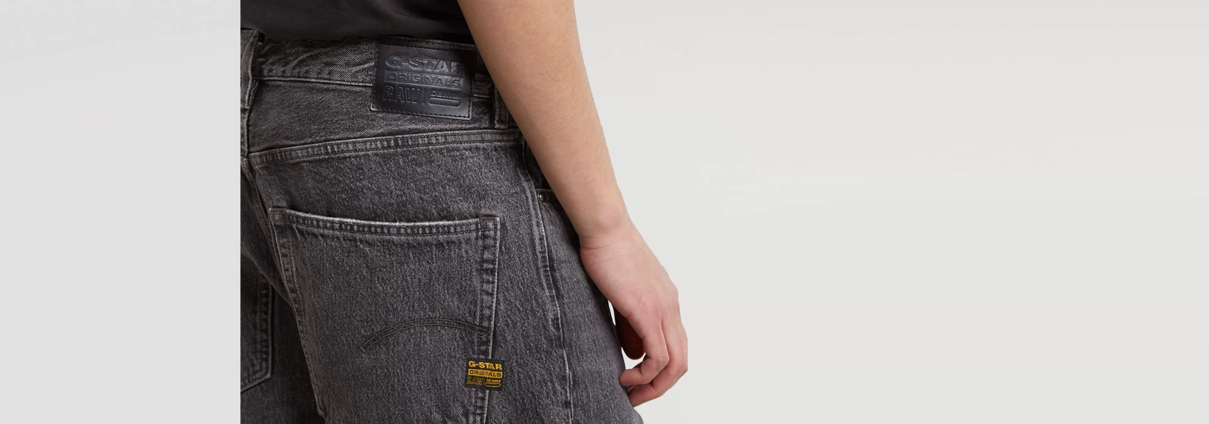 Outlet G-Star Type 96 Loose Jeans worn in rock bottom