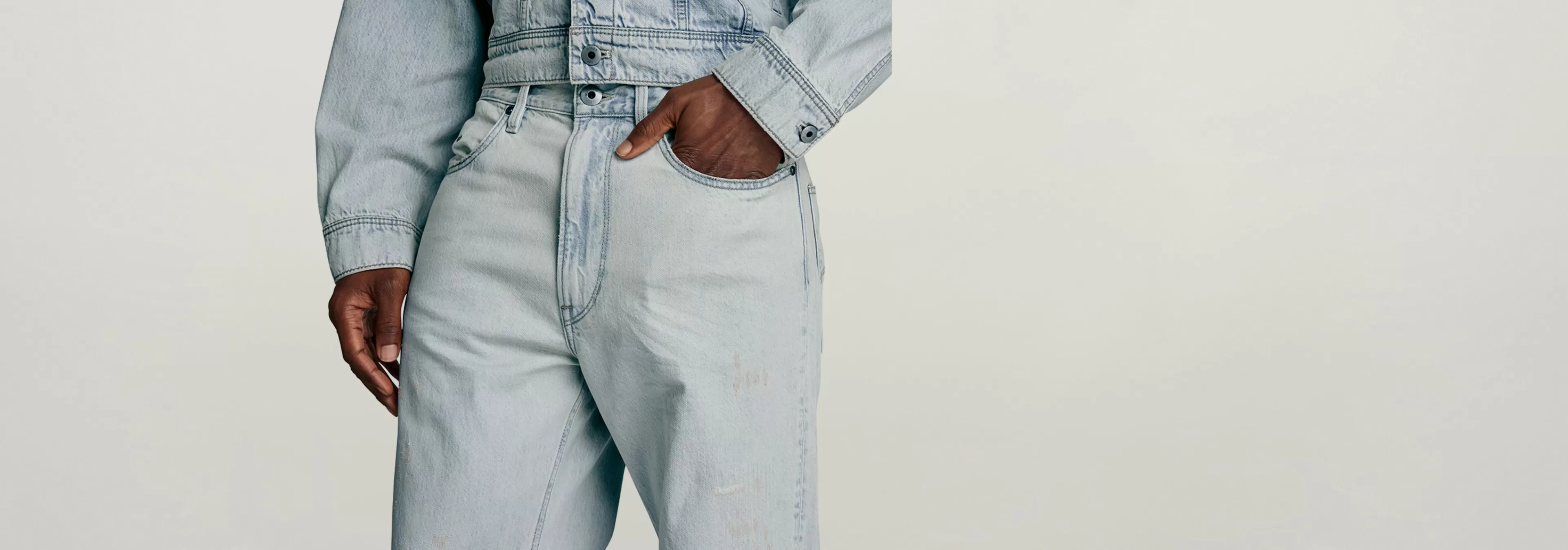 Cheap G-Star Type 96 Loose Jeans vintage akoya blue